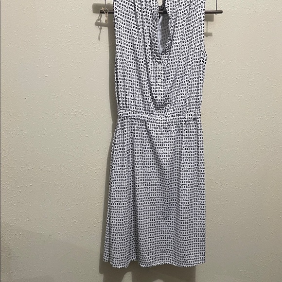Robert Louis Black and White Geometric Midi Dress - Picture 1 of 8